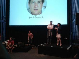 Augstein und Hünniger bei der Krautreporter-Party